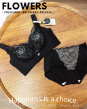 《 Flowers 》曲線空氣棉杯 馬甲形超修背包肉 提胸PushUp 健康無鋼圈防乳腺阻塞 內衣套裝