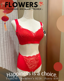 《 Flowers 》曲線空氣棉杯 馬甲形超修背包肉 提胸PushUp 健康無鋼圈防乳腺阻塞 內衣套裝