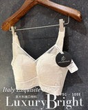 《 Luxury Bright 》可加墊可拆墊薄杯矯型 無鋼圈 防乳腺阻塞 高包覆度深谷集中 矯型