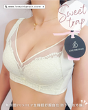 《 Sweet Trap 》 熨平車胎背 著出圓潤胸 集中Plus 上薄下厚曲線空氣棉杯 健康無鋼圈防乳腺阻塞 內衣