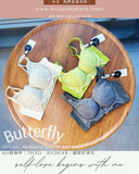 《 Butterfly 》 超圓挺推托效果 集中Plus 上薄下厚曲線空氣棉杯 健康無鋼圈防乳腺阻塞 內衣