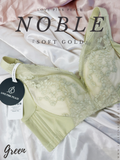 《 Noble 》輕奢設計 副乳殺手 曲線空氣『Soft Gold』樹上棉杯 健康無鋼圈防乳腺阻塞 深乳間集中 內衣