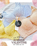 《 Summer Valentine 》外擴殺手 集中Plus 夏日上薄下厚曲線空氣棉杯 健康無鋼圈防乳腺阻塞 內衣