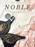 《 Noble 》輕奢設計 副乳殺手 曲線空氣『Soft Gold』樹上棉杯 健康無鋼圈防乳腺阻塞 深乳間集中 內衣