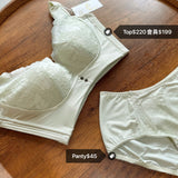 《 春日氣息 》曲線空氣植物棉杯 無鋼圈 防乳腺阻塞 高包覆度深谷集中 矯型套裝