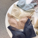 《 Plumeria 》優雅簡約大杯無鋼圈 有利血液循環 功能矯型 高包覆集中 親膚無負擔 睡眠內衣