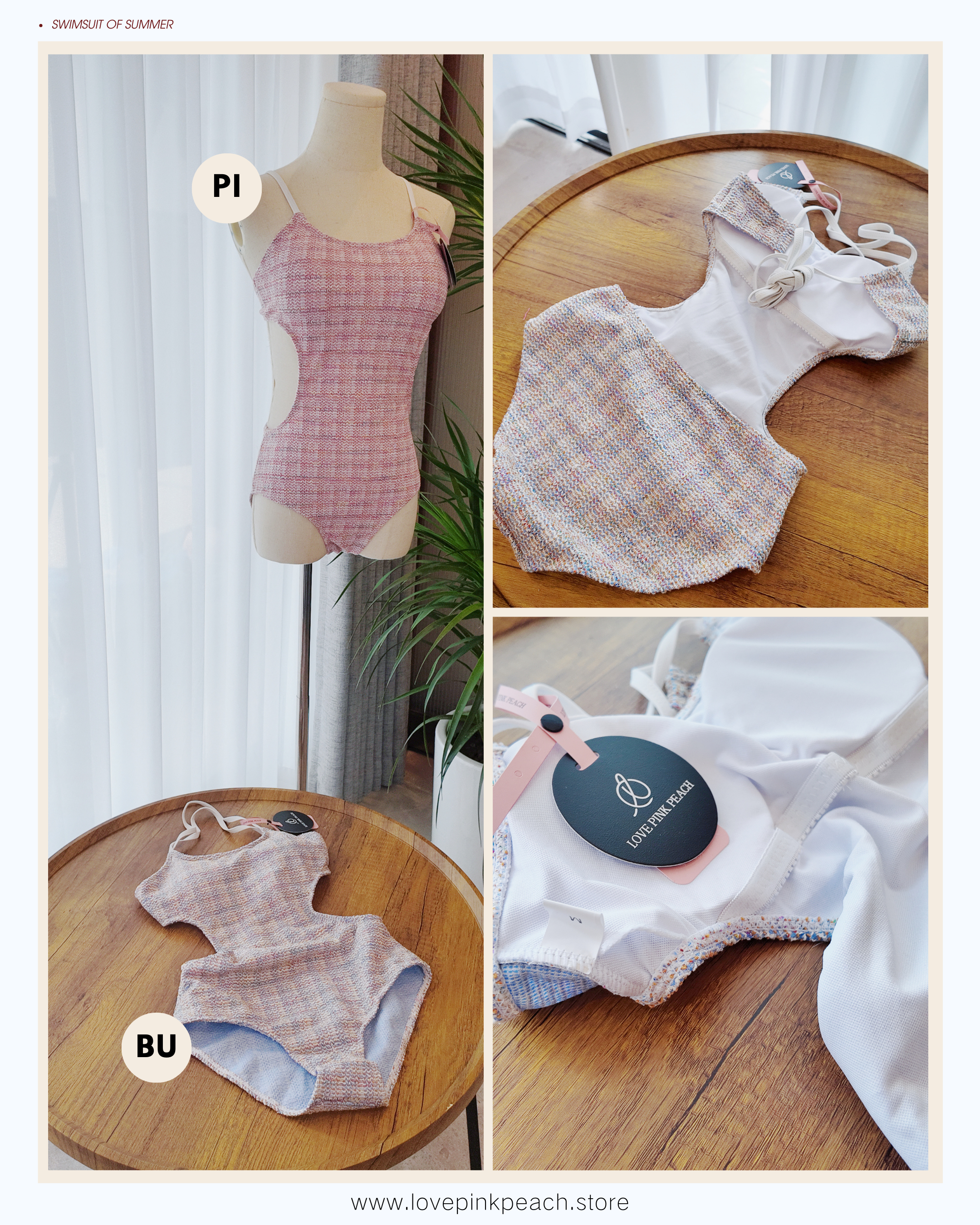 Sun Kissed 可加可拆Pad | 一件頭顯腰線泳衣