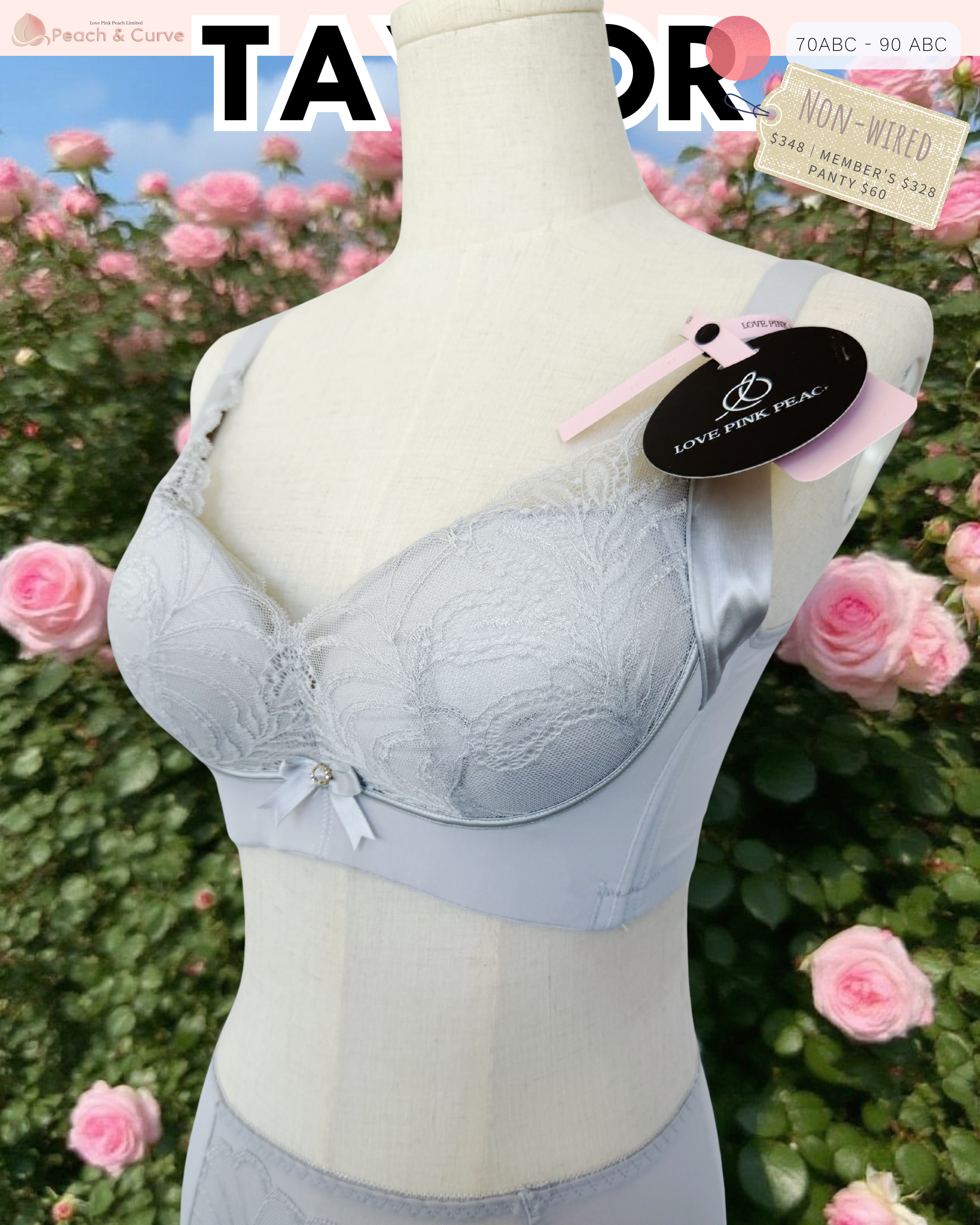 日系神顏全功能矯型『 Taylor 』超靚矯型內衣｜無鋼圈防乳腺阻塞更健康｜ 修背熨平車胎背｜ 著出圓胸 集中Plus ｜上薄下厚曲線空氣棉杯『 Taylor 』神顏全功能矯型｜超靚四色選擇