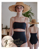 Julissa | 深藍超顯白firm一件頭泳衣