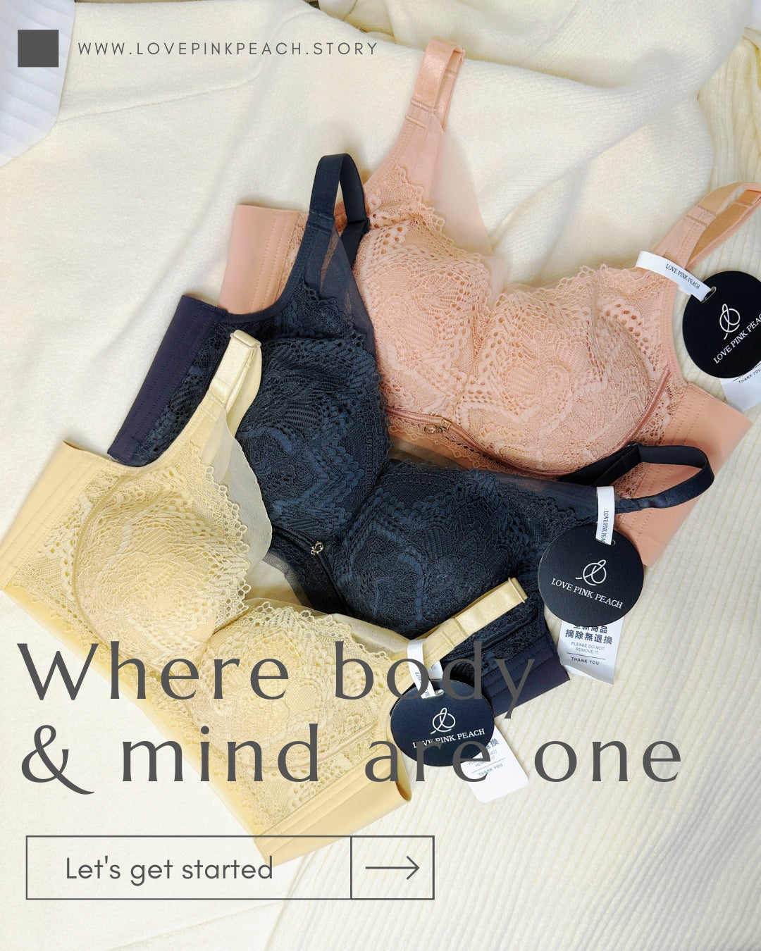 《 Camellias 》 高質輕型機能性內衣 幫您搵返個胸形  提胸PushUp   透氣度高上薄下厚曲線空氣棉杯  健康無鋼圈防乳腺阻塞  內衣