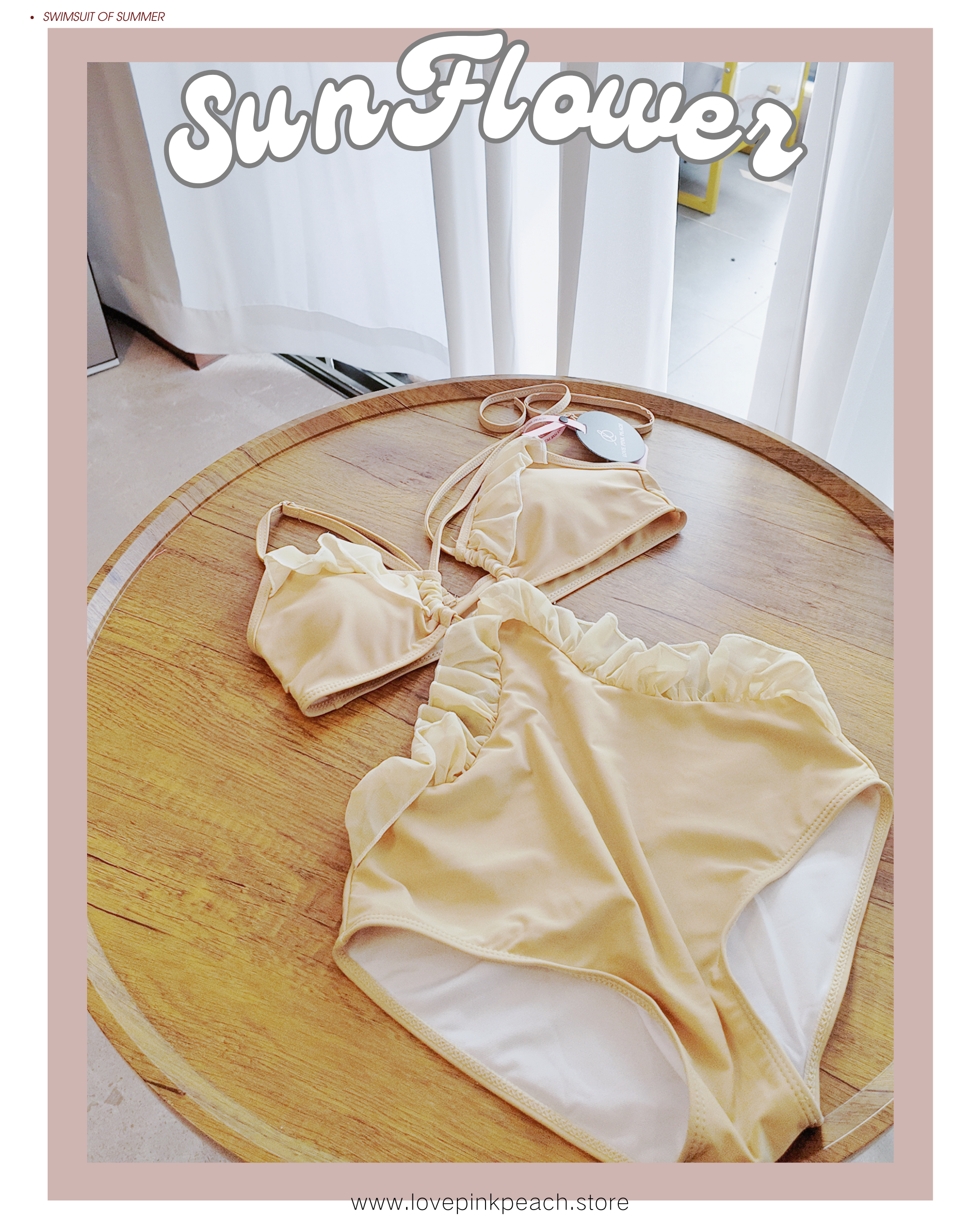 💕 夏日度假必備 | SunFlower泳衣🌼