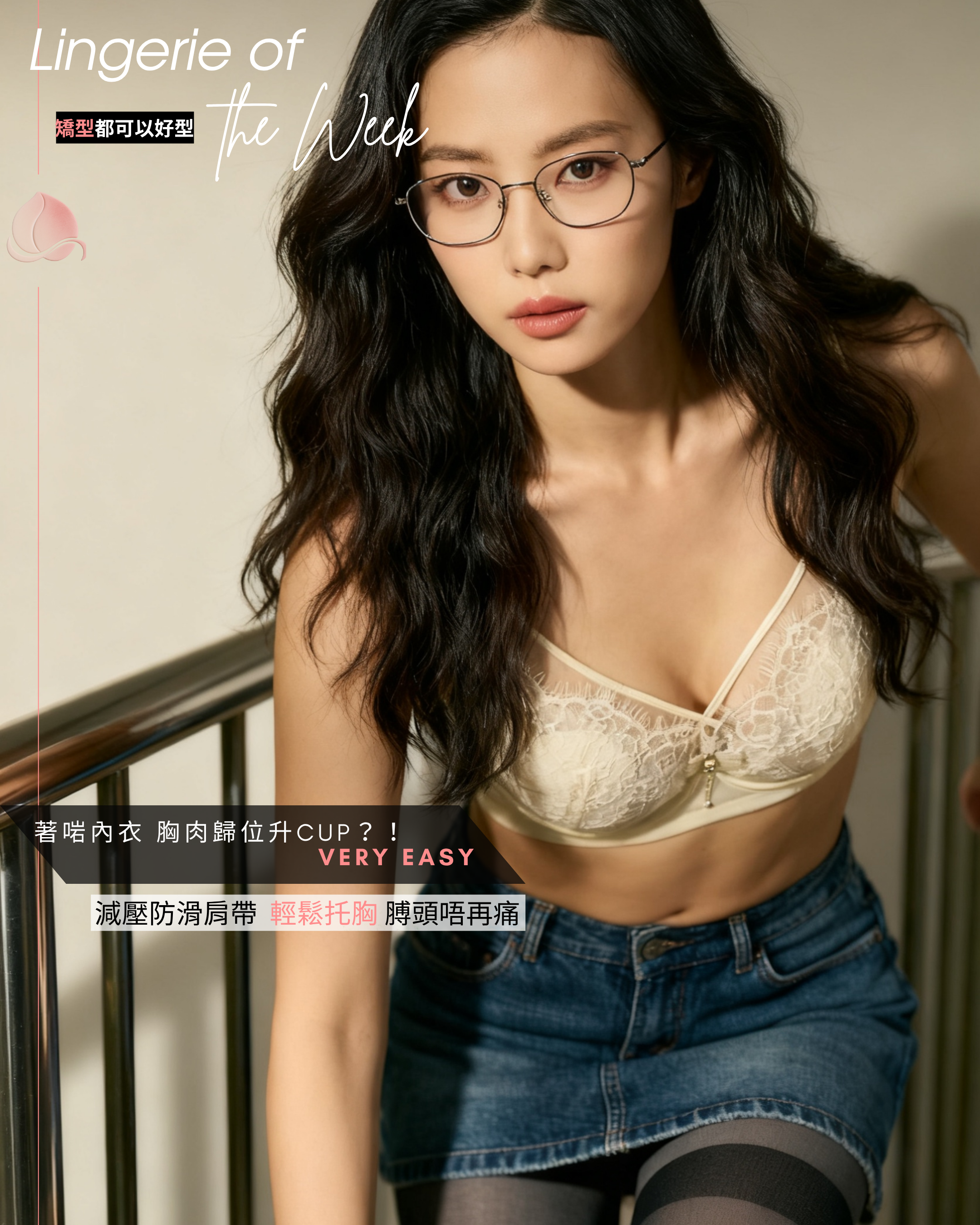 65圍都著到嘅輕矯型款『 Hangover 』 | 性感睫毛lace