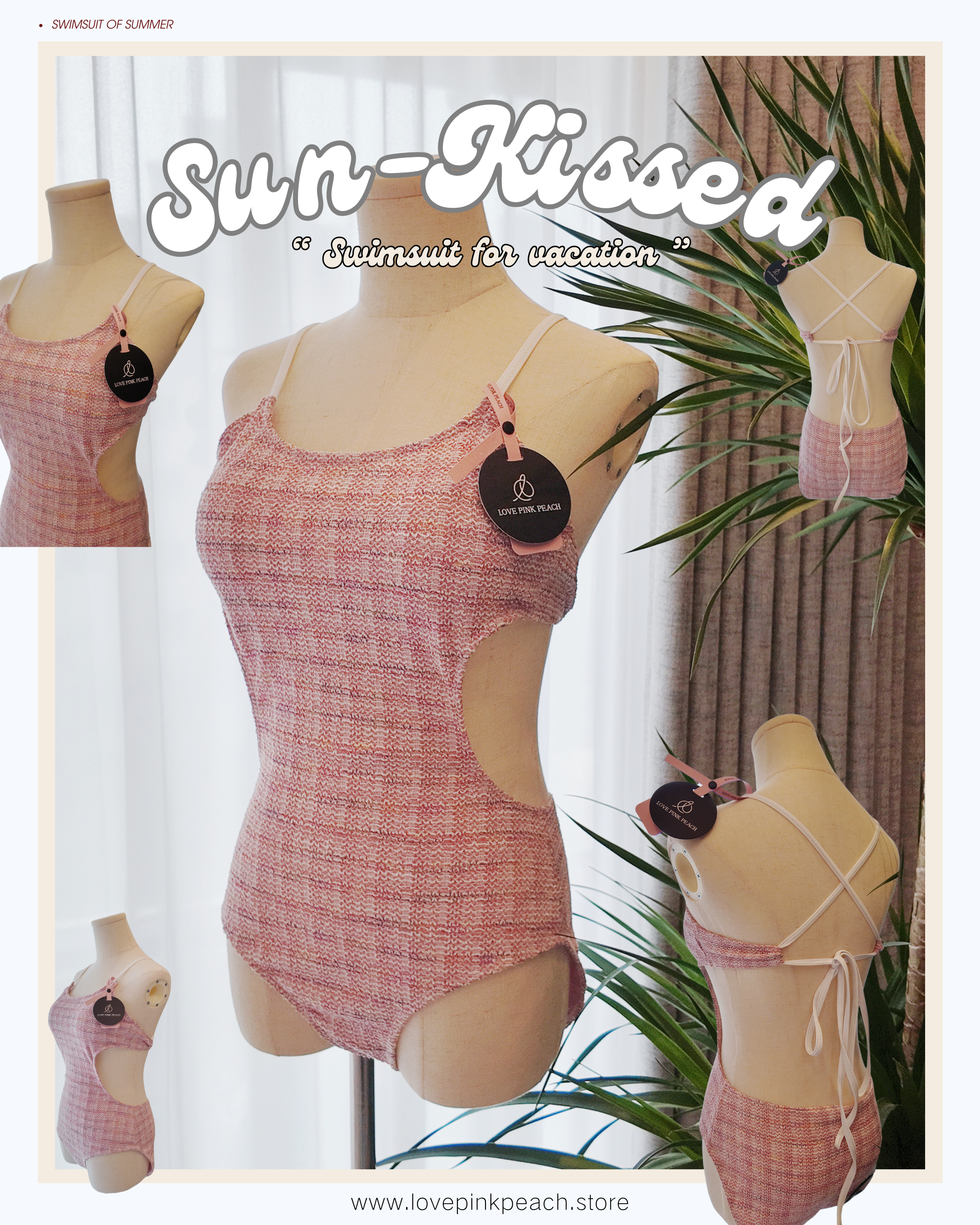 Sun Kissed 可加可拆Pad | 一件頭顯腰線泳衣