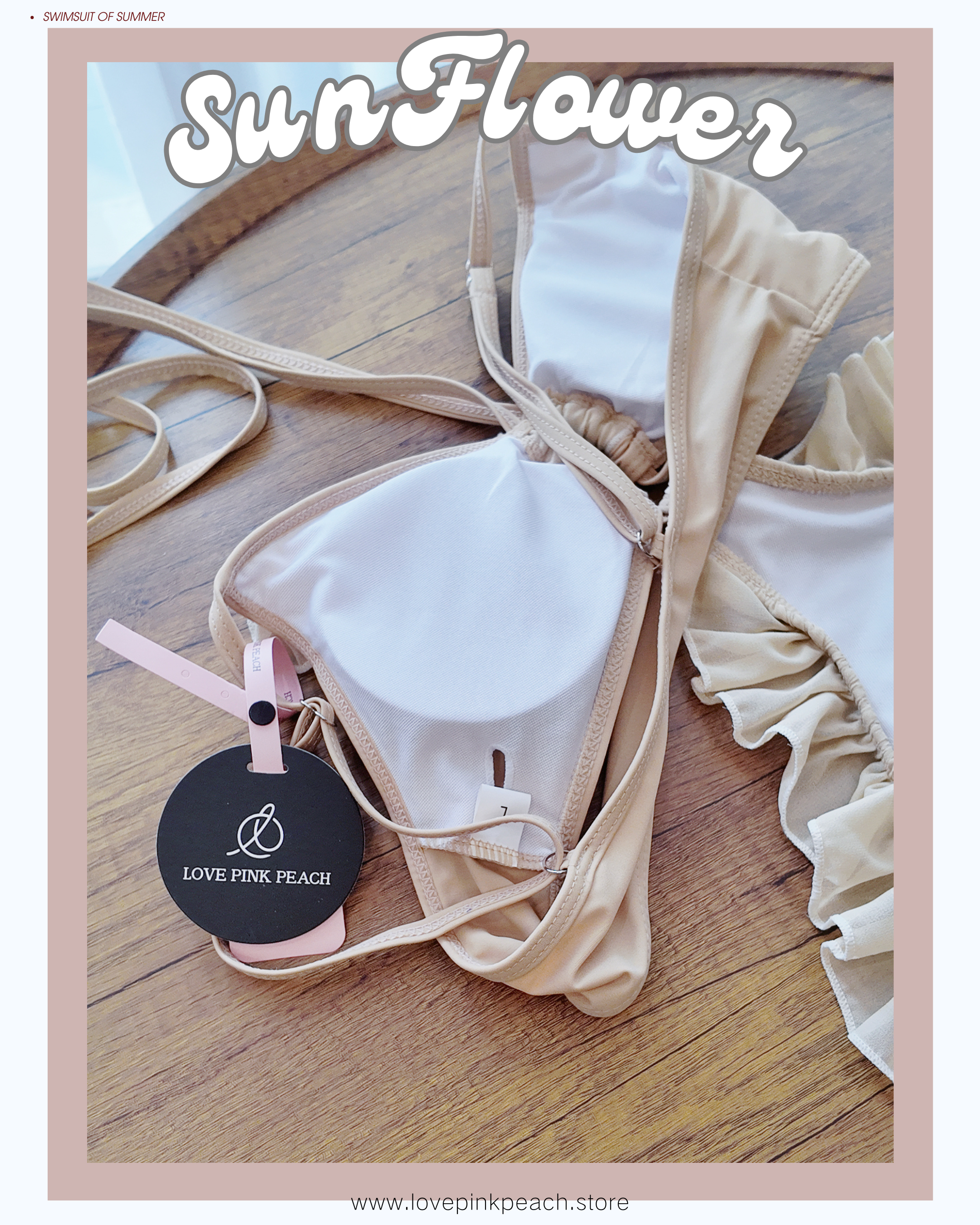 💕 夏日度假必備 | SunFlower泳衣🌼