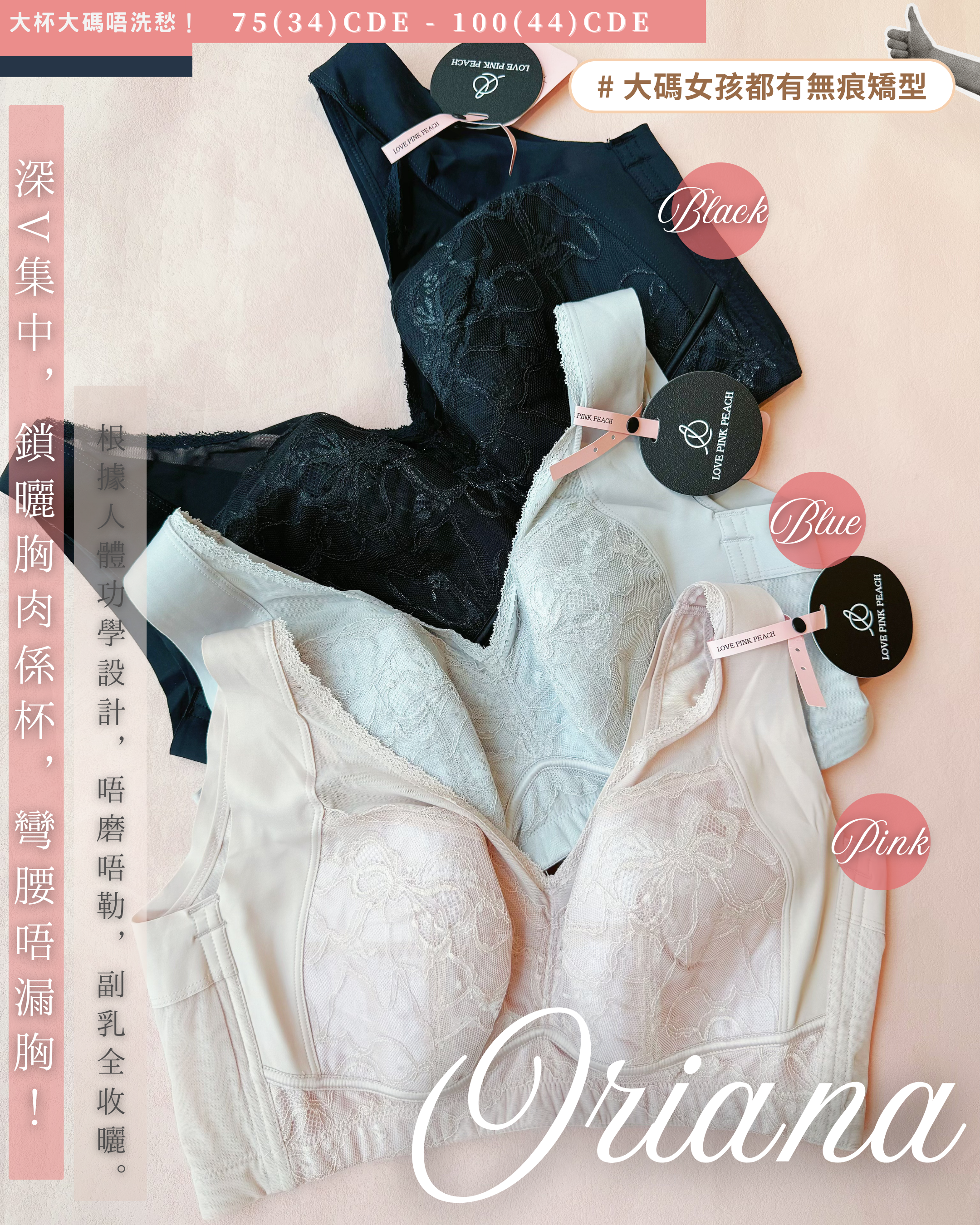 『 Oriana 』 |全功能解決N種胸型問題