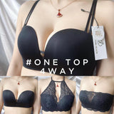 立體無痕杯「 One Top 」四種著法 防滑落無肩帶 可外露細肩帶 無鋼圈 內衣