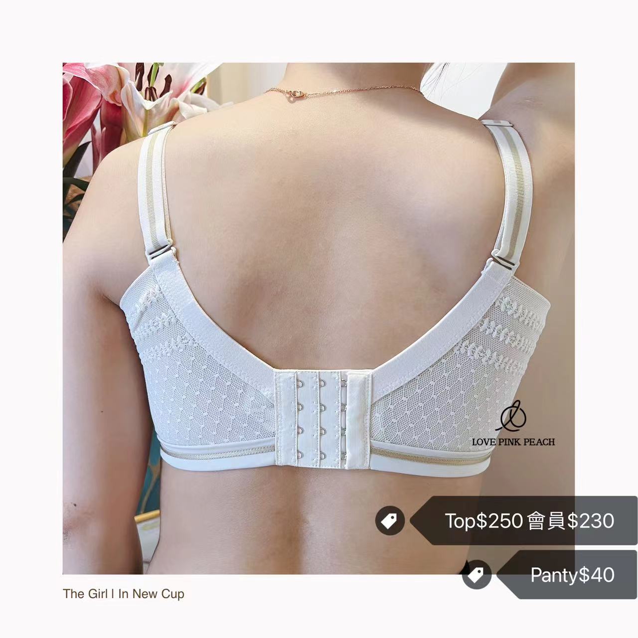 《 France Girl 》曲線空氣綿杯無鋼圈 防乳腺阻塞  高包覆度深谷集中  矯型套裝