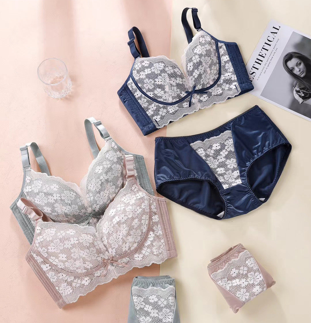 《 Demeter 》清新無綱圈矯型 收副乳 防乳腺阻塞 全功能 高包覆度深谷集中  矯型套裝